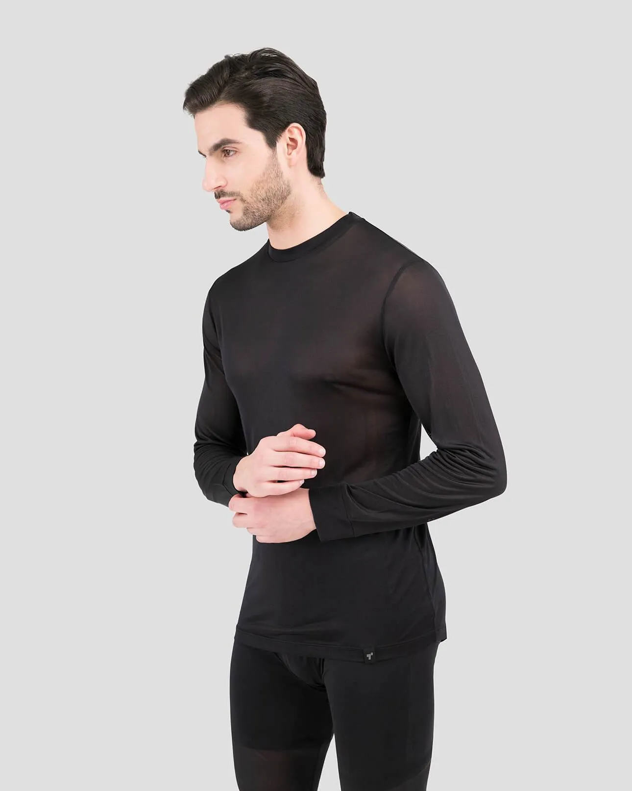 1.0 Big & Tall Men's Thermasilk® Heritage Lightweight Baselayer Crew Top