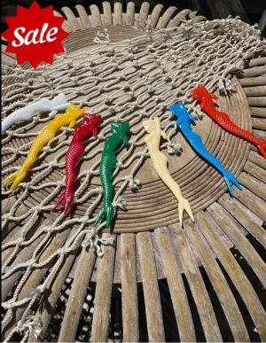 1950's Pin Up Mermaid Swizzle Skewers Sticks Cocktail Fork