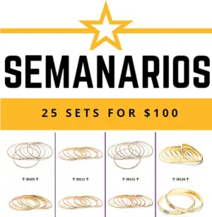 25 Semanarios, ($4.00 ea) Assorted Mixed Styles
