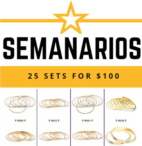 25 Semanarios, ($4.00 ea) Assorted Mixed Styles