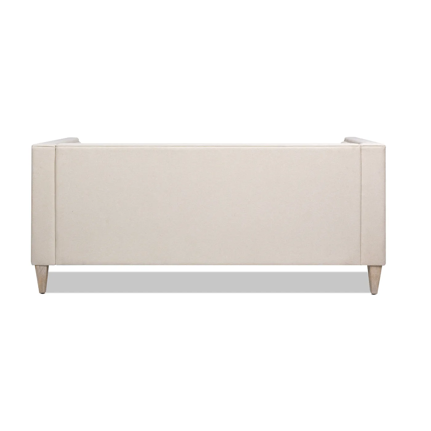 74" James Modern Tuxedo Sofa, Sky Beige Polyester - Stylish & Easy-Care Design