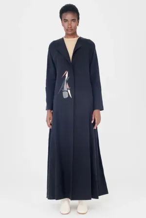 ALMAHA-BLK009 ABAYA