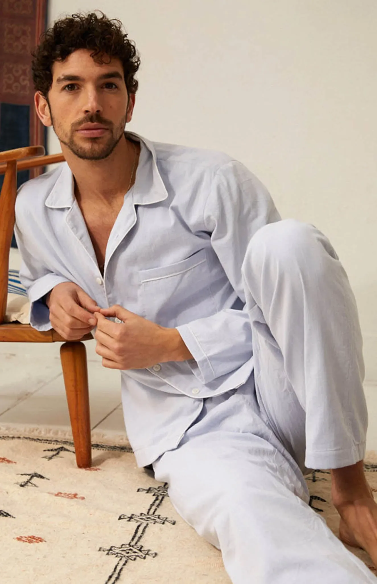 Blue Breeze | Lounge Wear Set | 100% Cotton