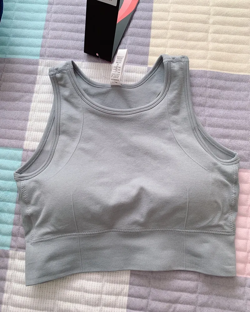 brabarala kyie Yoga shirts Workout Tank Tops for Women Sleeveless Yoga Tops for Women Mesh Back Tops