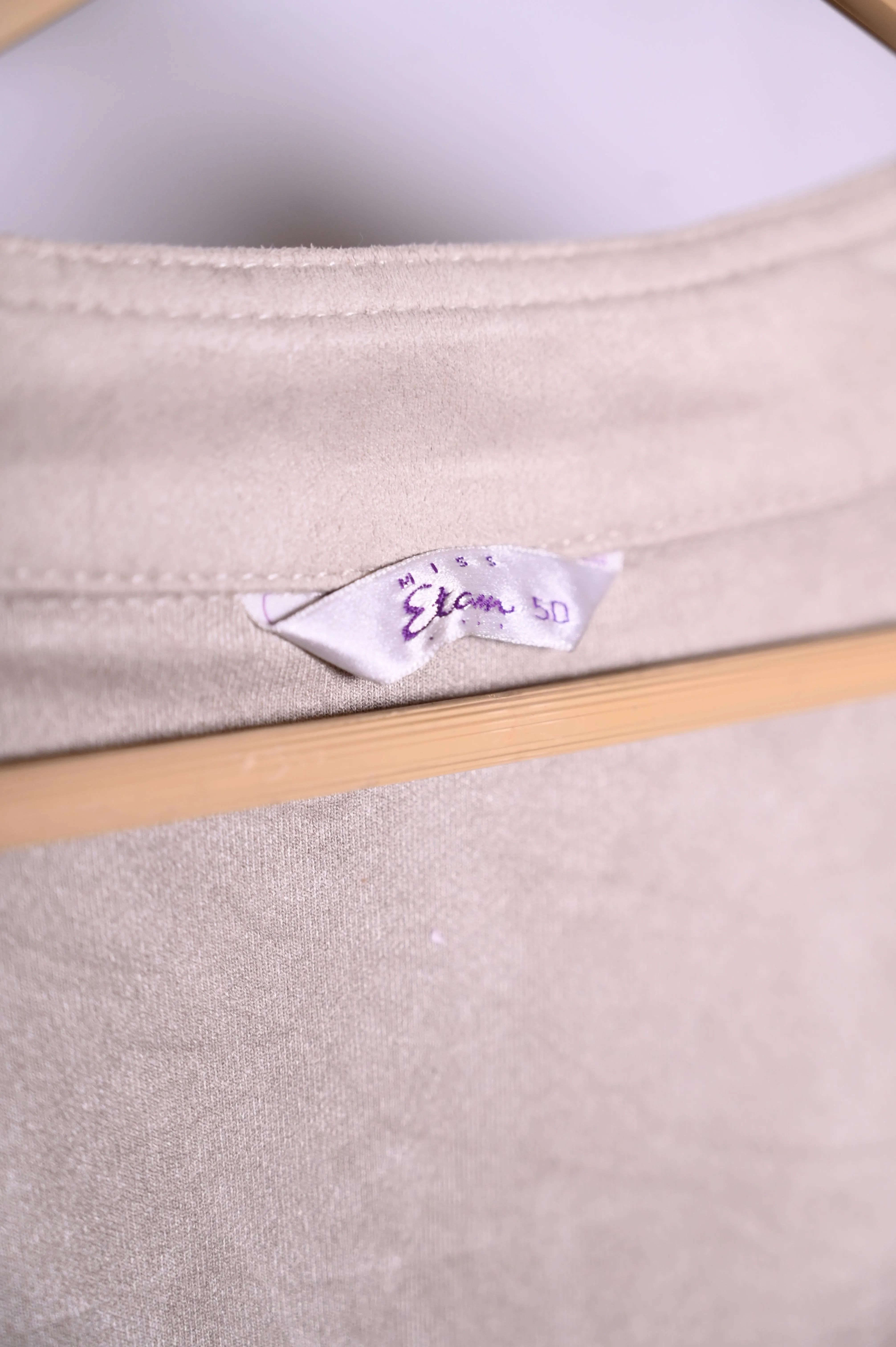 Cream Polyester Shrug