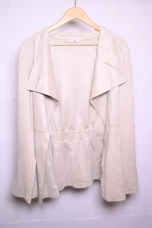 Cream Polyester Shrug