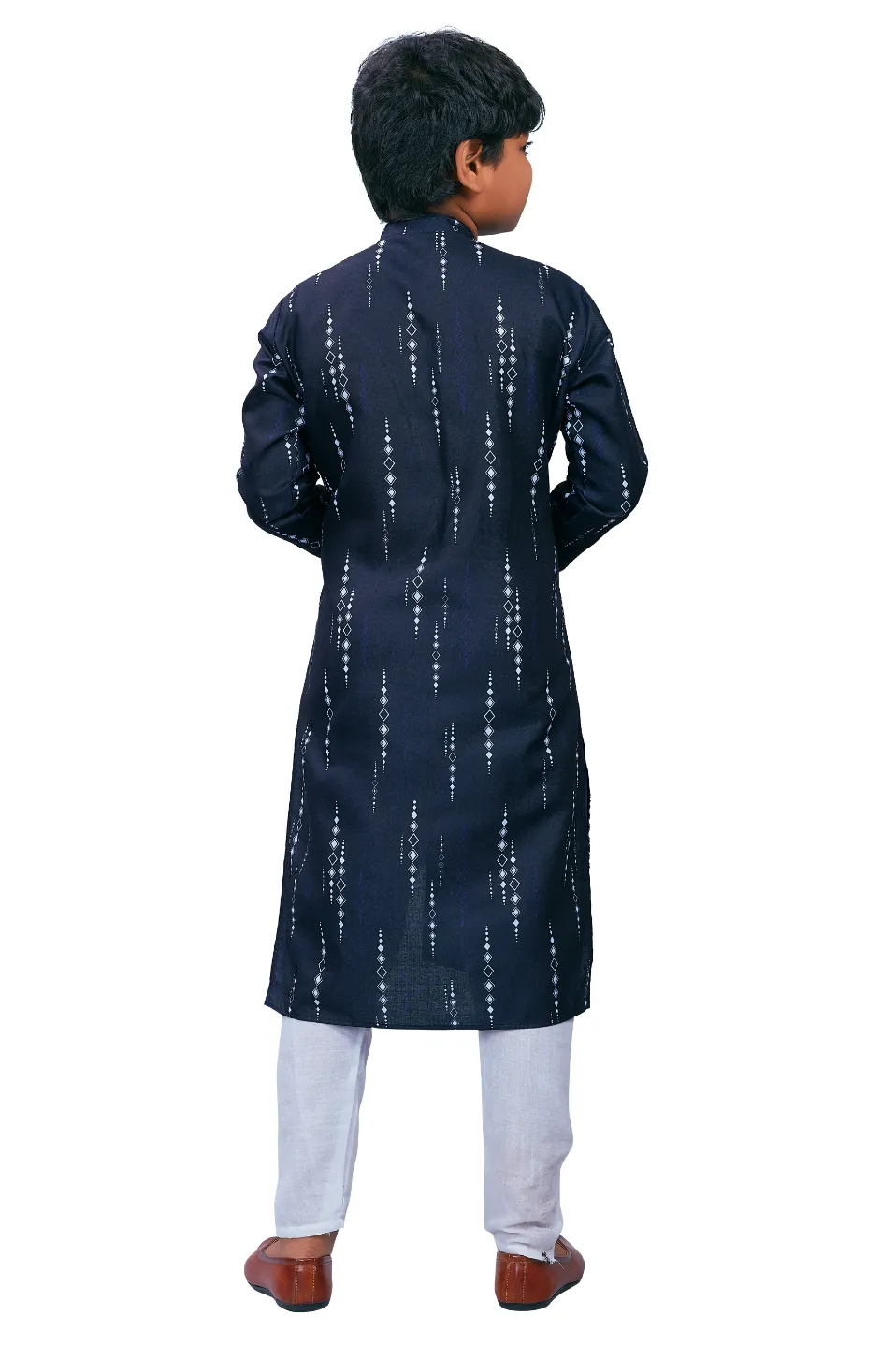 DEIANA'S Casual Designer Kurta Pyjama Set For Boys And kids (Dark Blue)