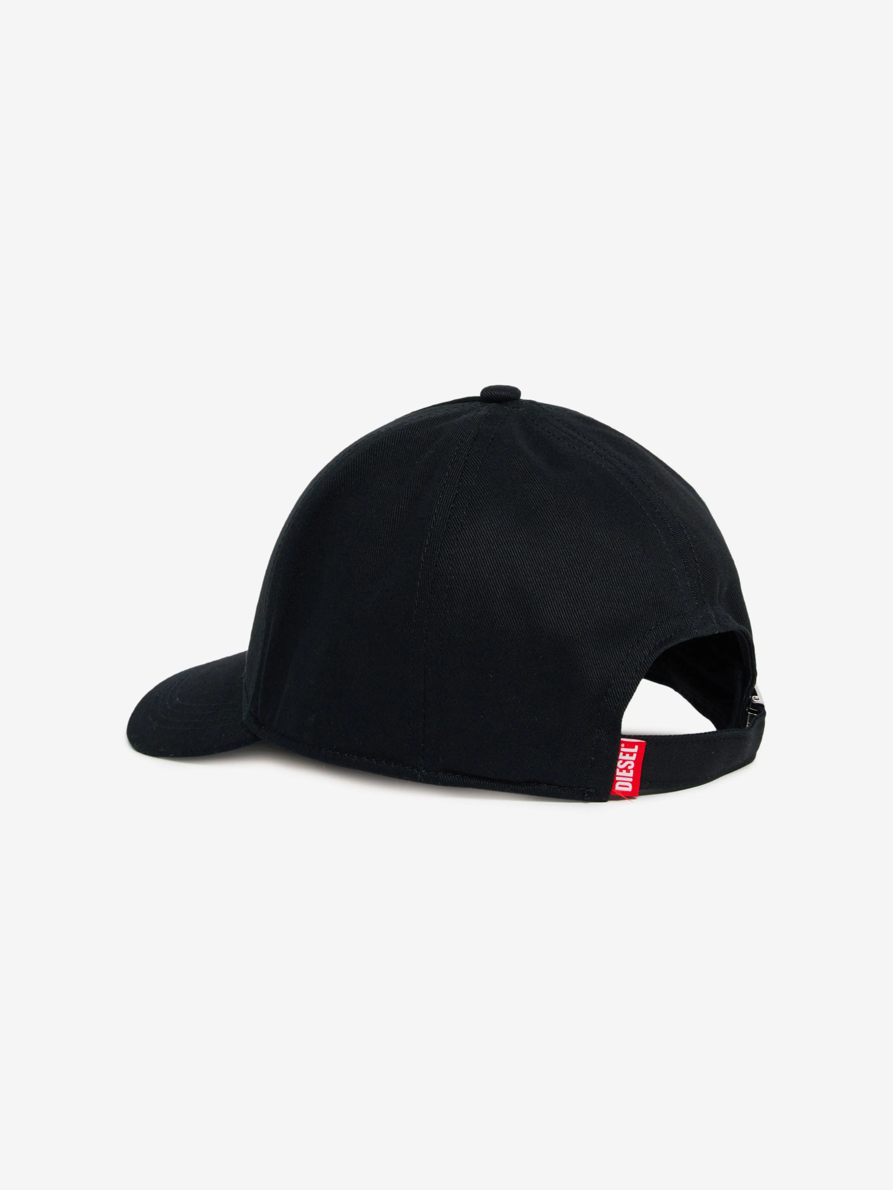 Diesel Girls Oval D Logo Cap in Black