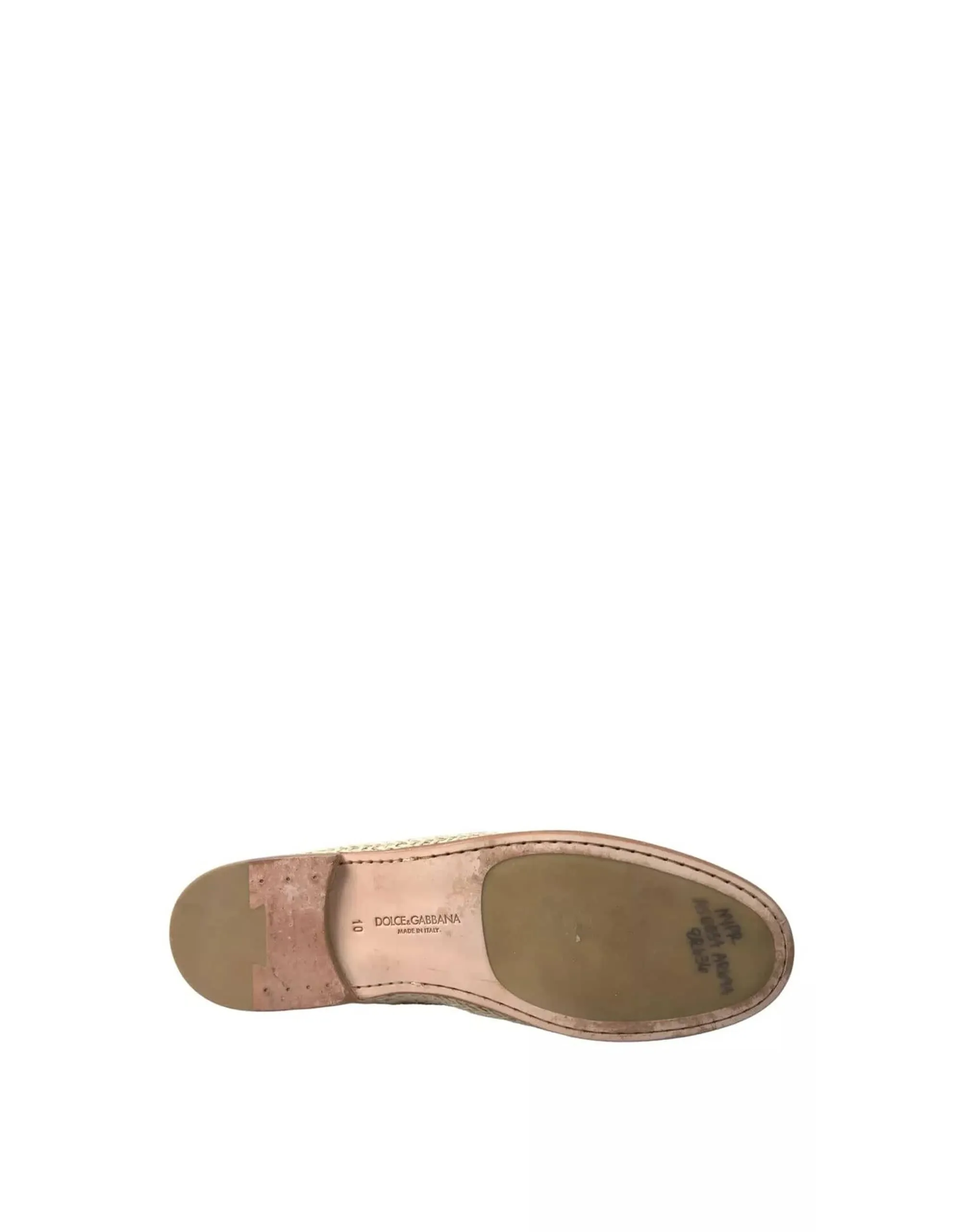 Embroidered Denim Loafers