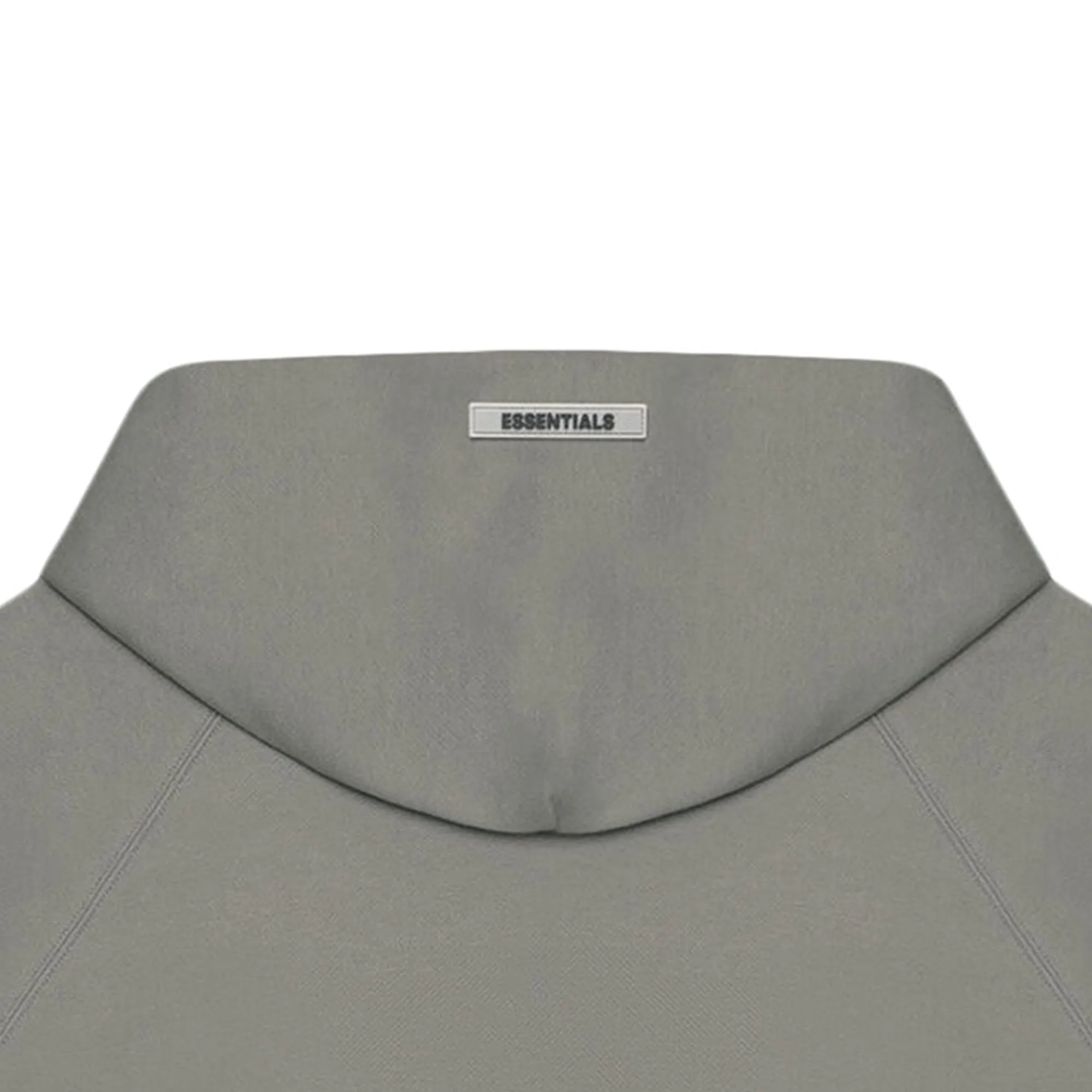 Fear of God Essentials Full Zip Up Hoodie Applique Logo 'Gray Flannel / Charcoal' (2020)