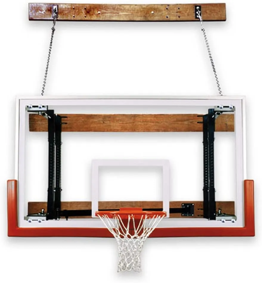 First Team FoldaMount46 Folding Wall Mount Basketball Goal