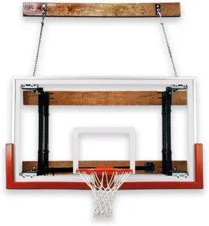 First Team FoldaMount46 Folding Wall Mount Basketball Goal