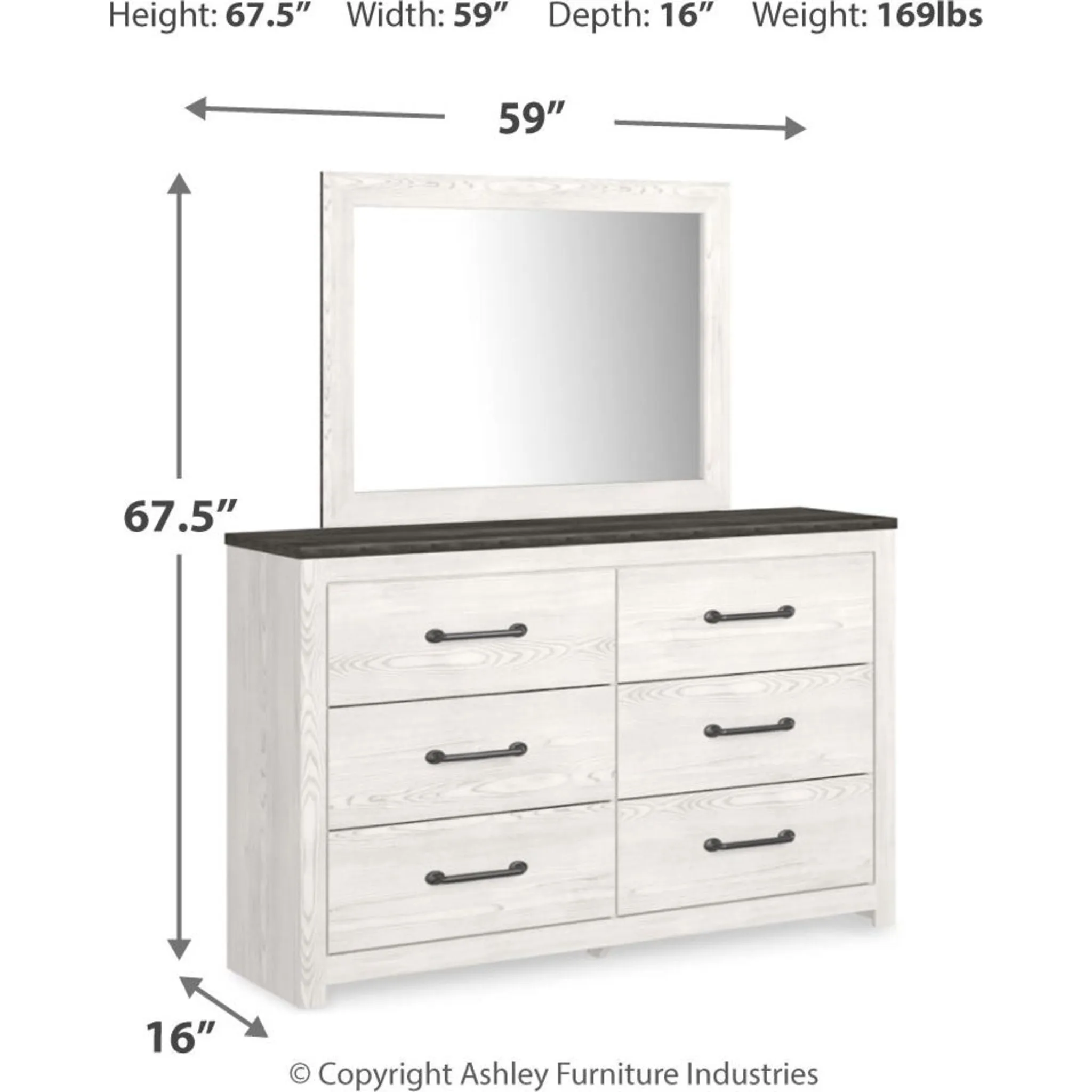 Gerridan 5 Piece Queen Panel Bedroom