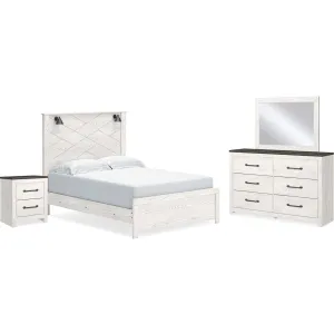 Gerridan 6 Piece Queen Panel Bedroom