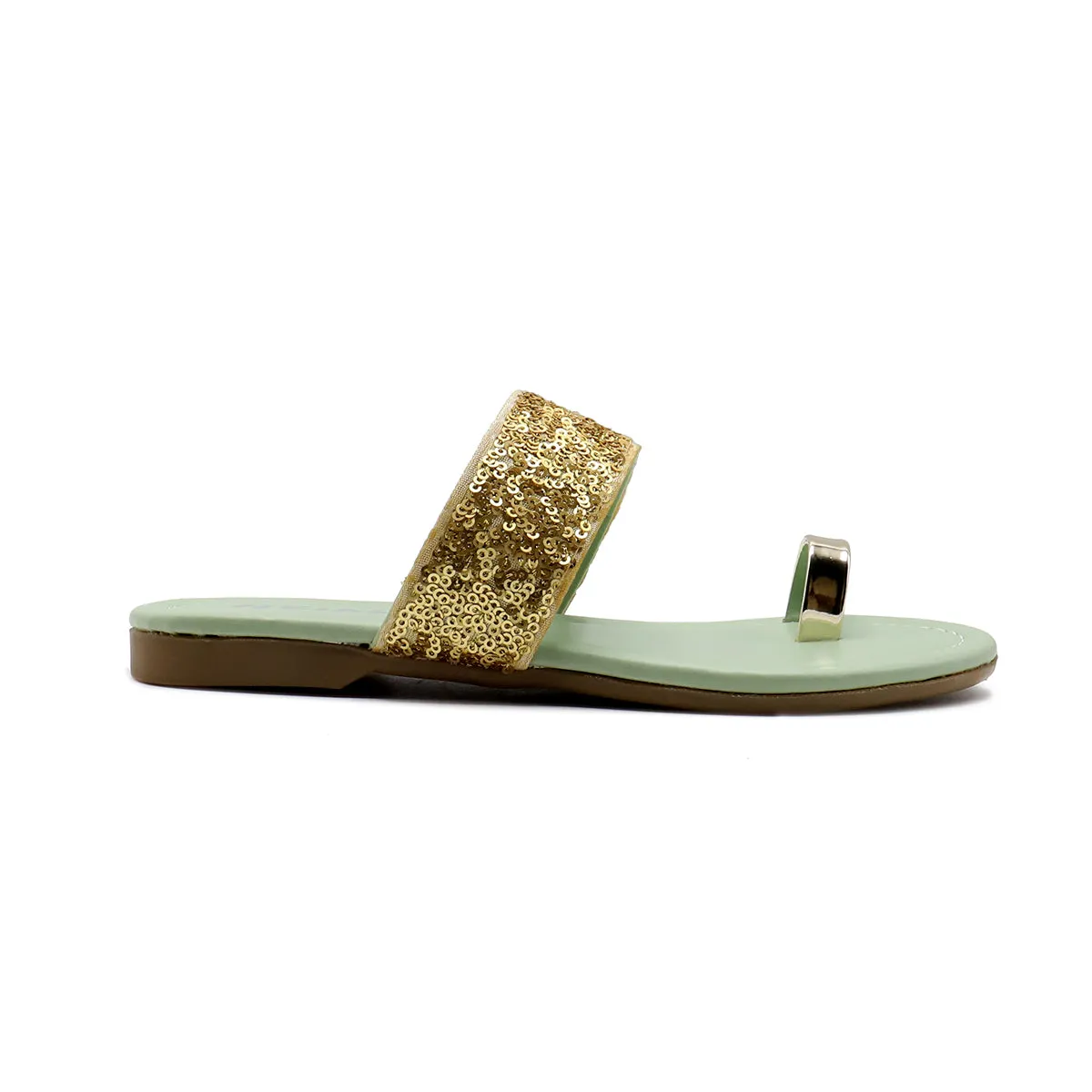 Green Casual Chappal K00G20006