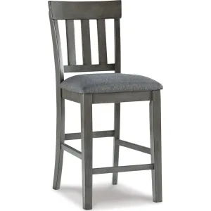 Hallanden Counter Height Stool - Two-tone Gray - (D589-124)