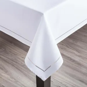 Harman White Hemstitch Tablecloth 1pc
