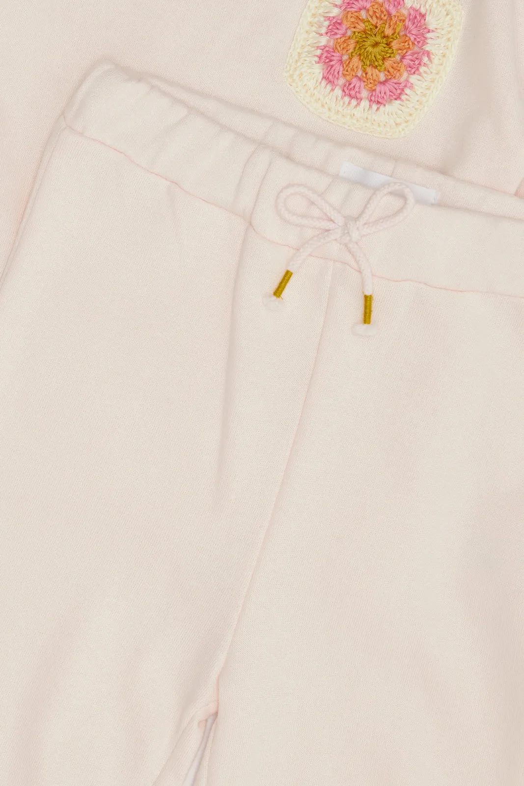 Infant Girls Pink Jogger Set (2 Piece)