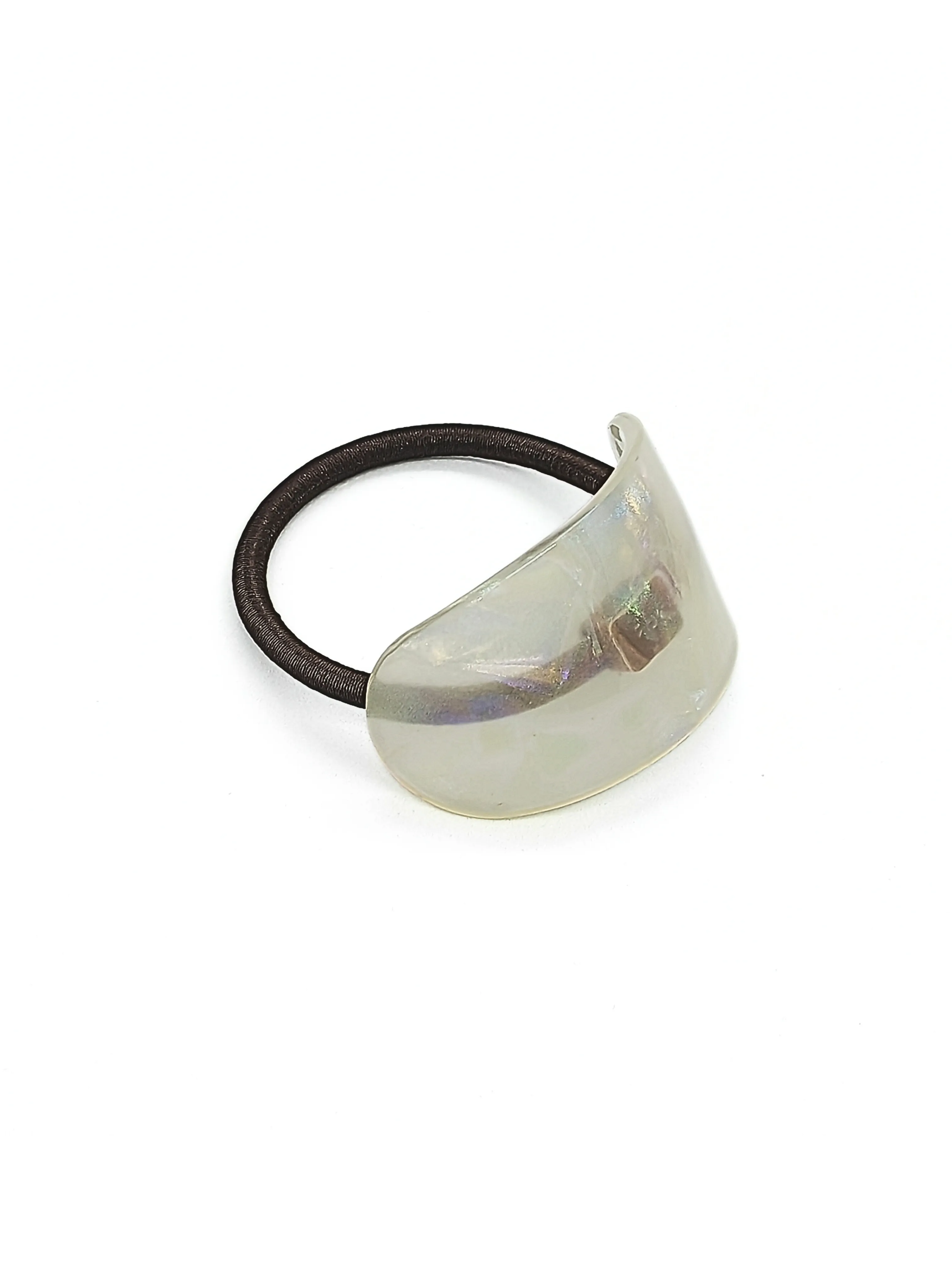 Iridescent Shell Hair Tie