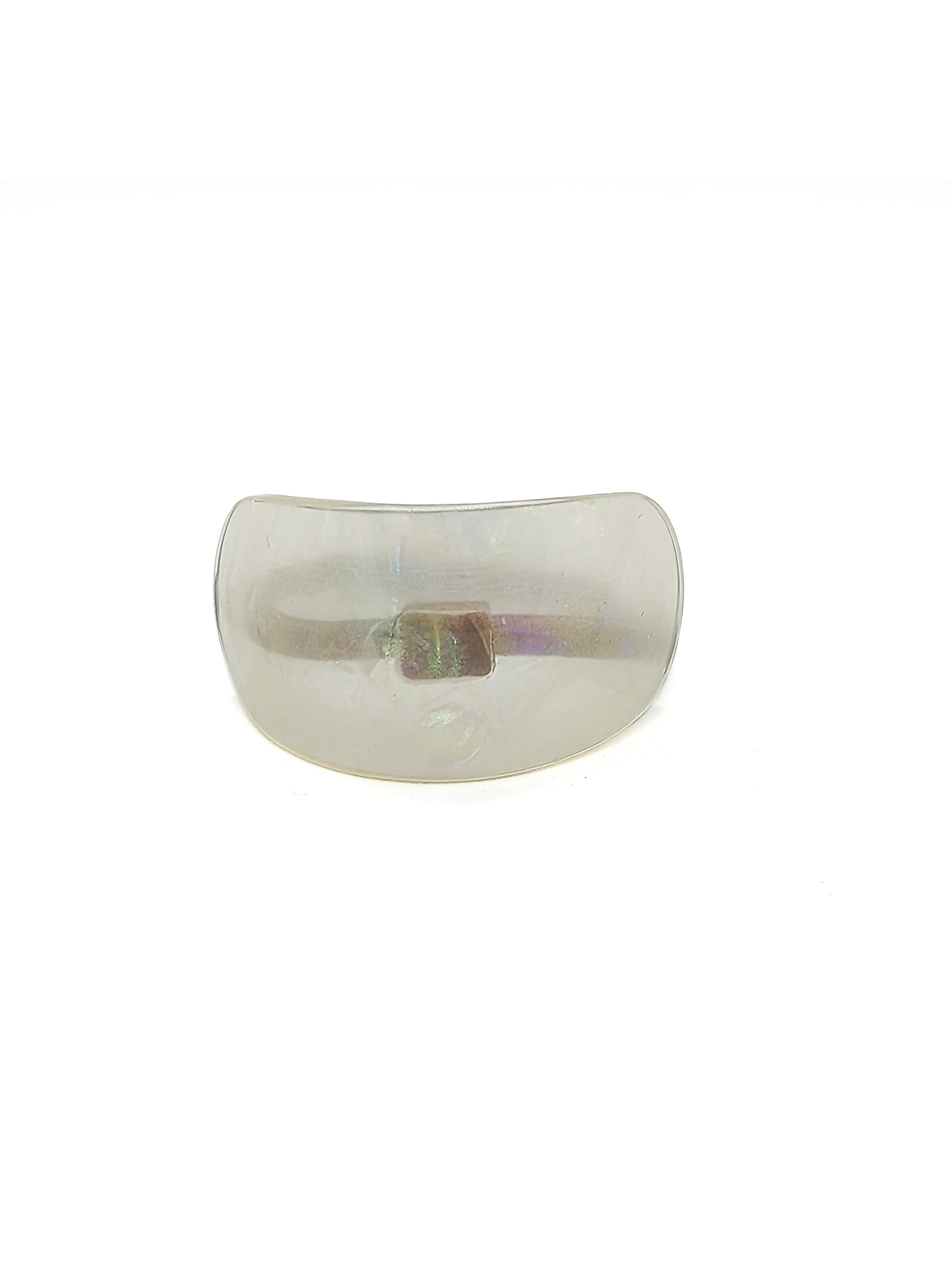 Iridescent Shell Hair Tie