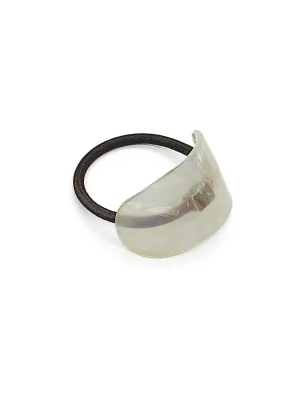 Iridescent Shell Hair Tie