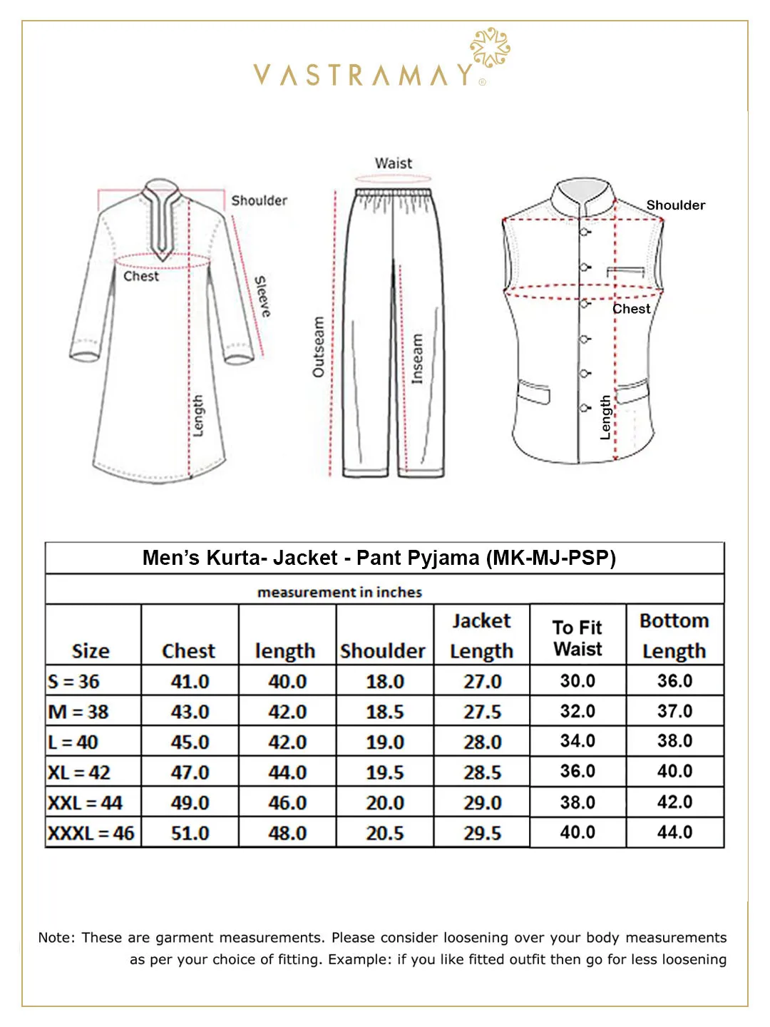 Jashvi Men's Grey Printed Nehru Jacket And kurta With Cream Viscose Pant Set