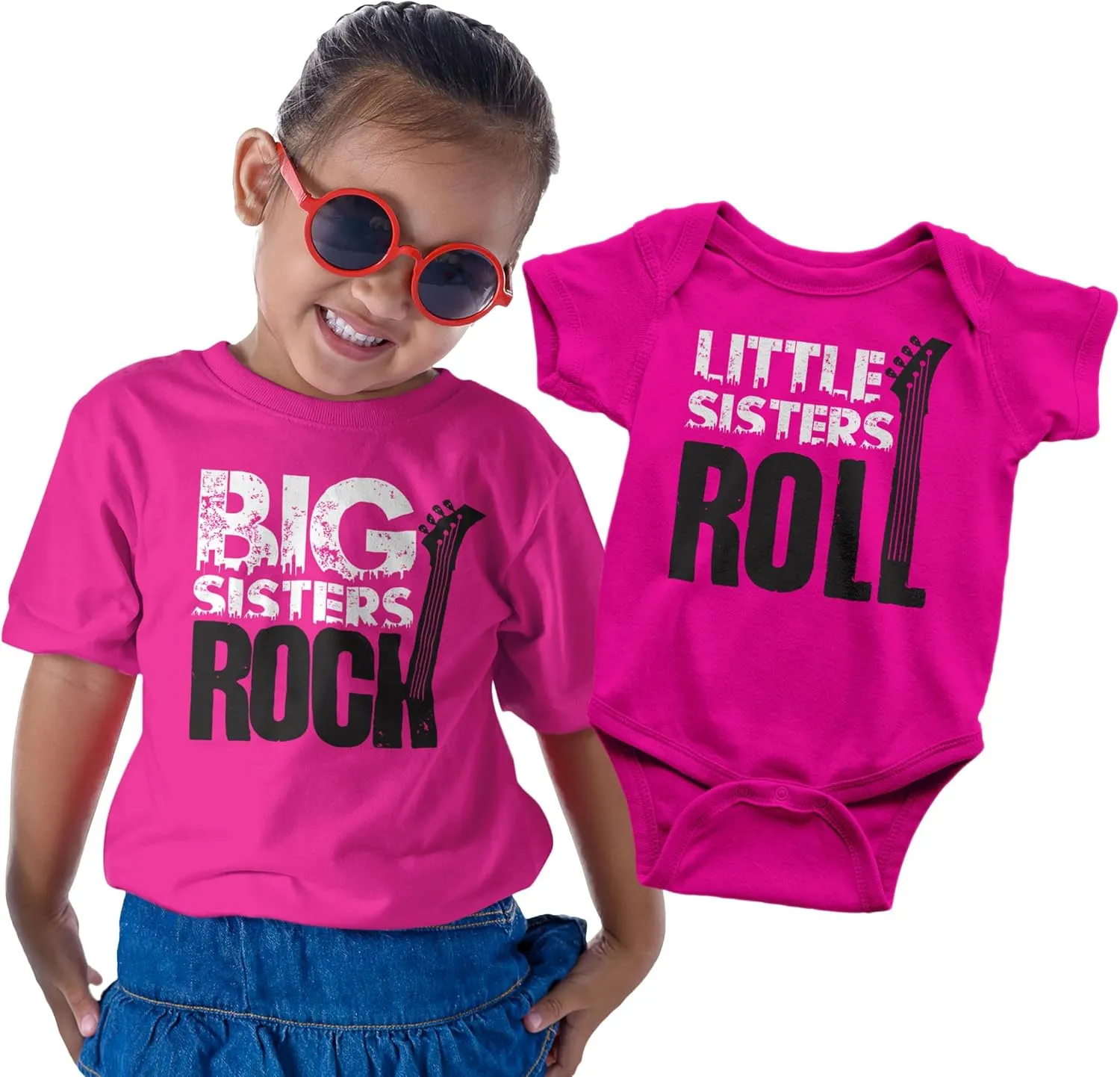 Matching Outfits for Siblings, Big Brother Little Brother Shirts, Rock and Roll Siblings Set