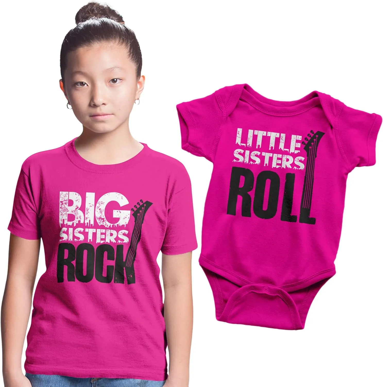 Matching Outfits for Siblings, Big Brother Little Brother Shirts, Rock and Roll Siblings Set