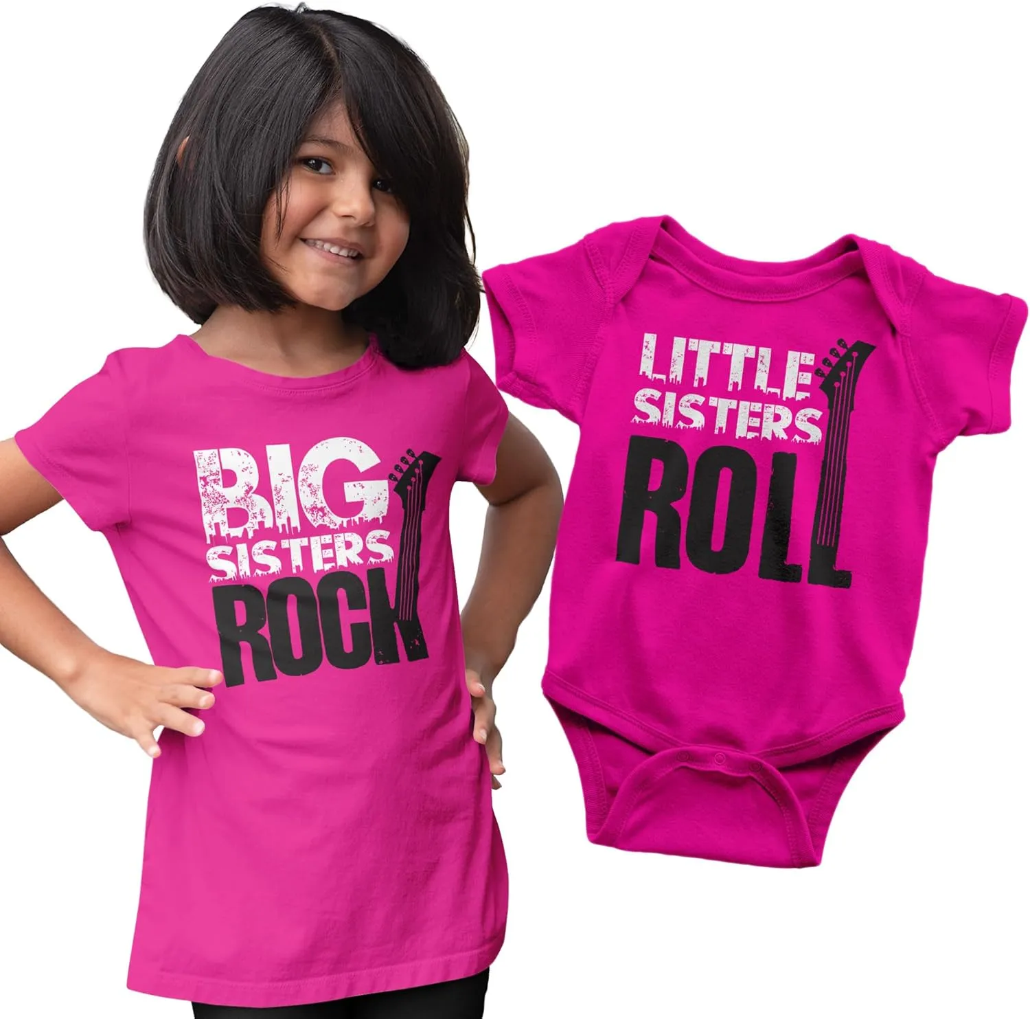 Matching Outfits for Siblings, Big Brother Little Brother Shirts, Rock and Roll Siblings Set