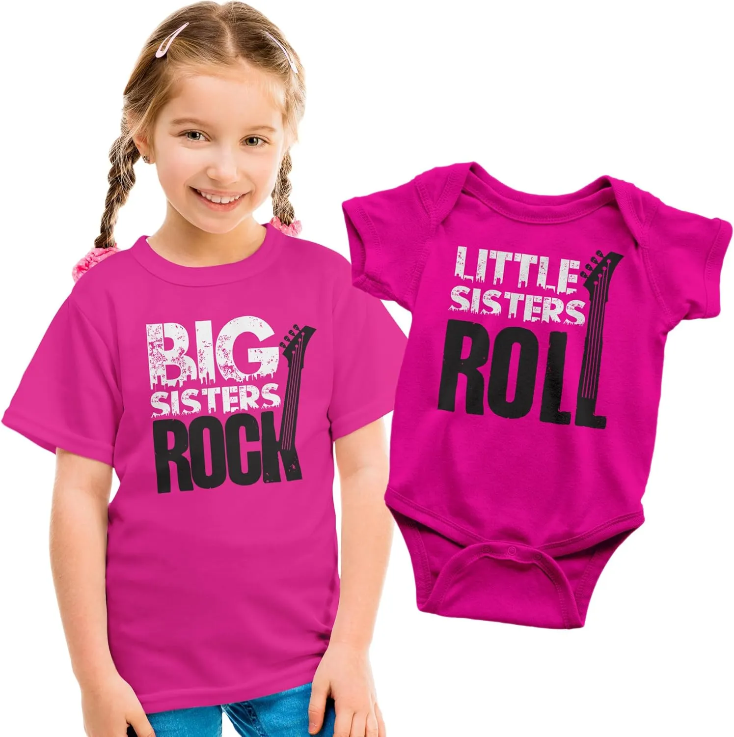 Matching Outfits for Siblings, Big Brother Little Brother Shirts, Rock and Roll Siblings Set