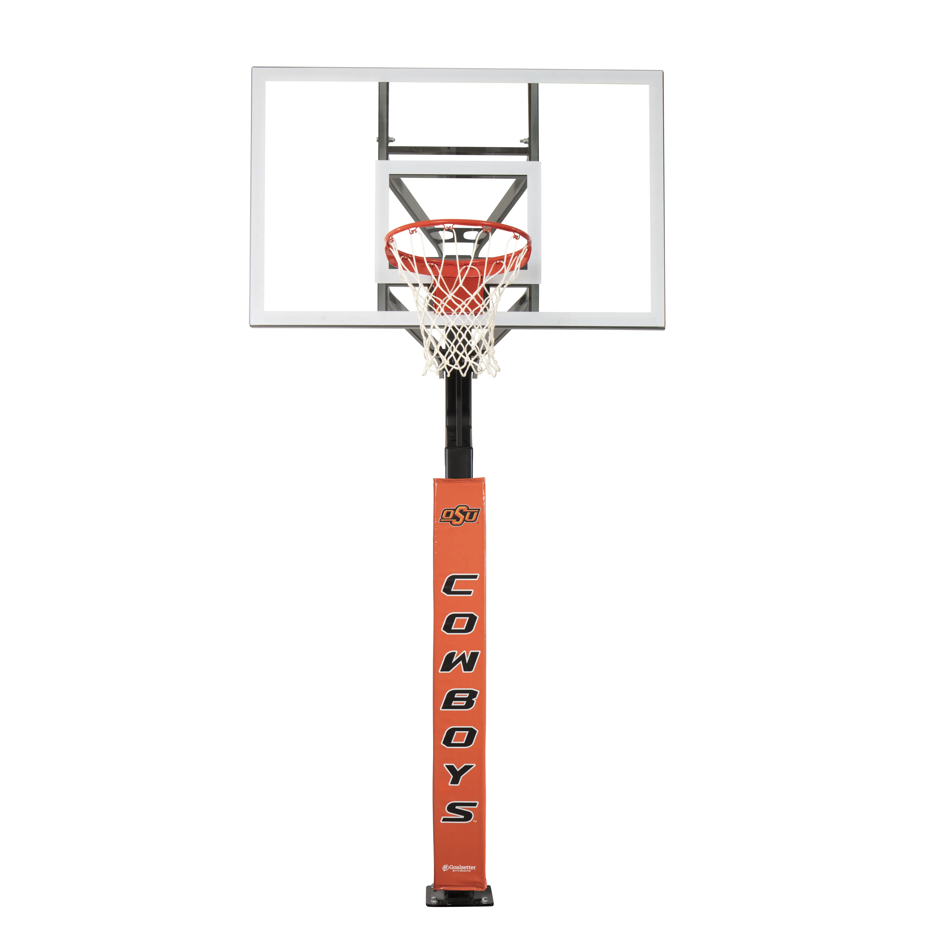 Oklahoma State Cowboys Basketball Pole Pad - Orange