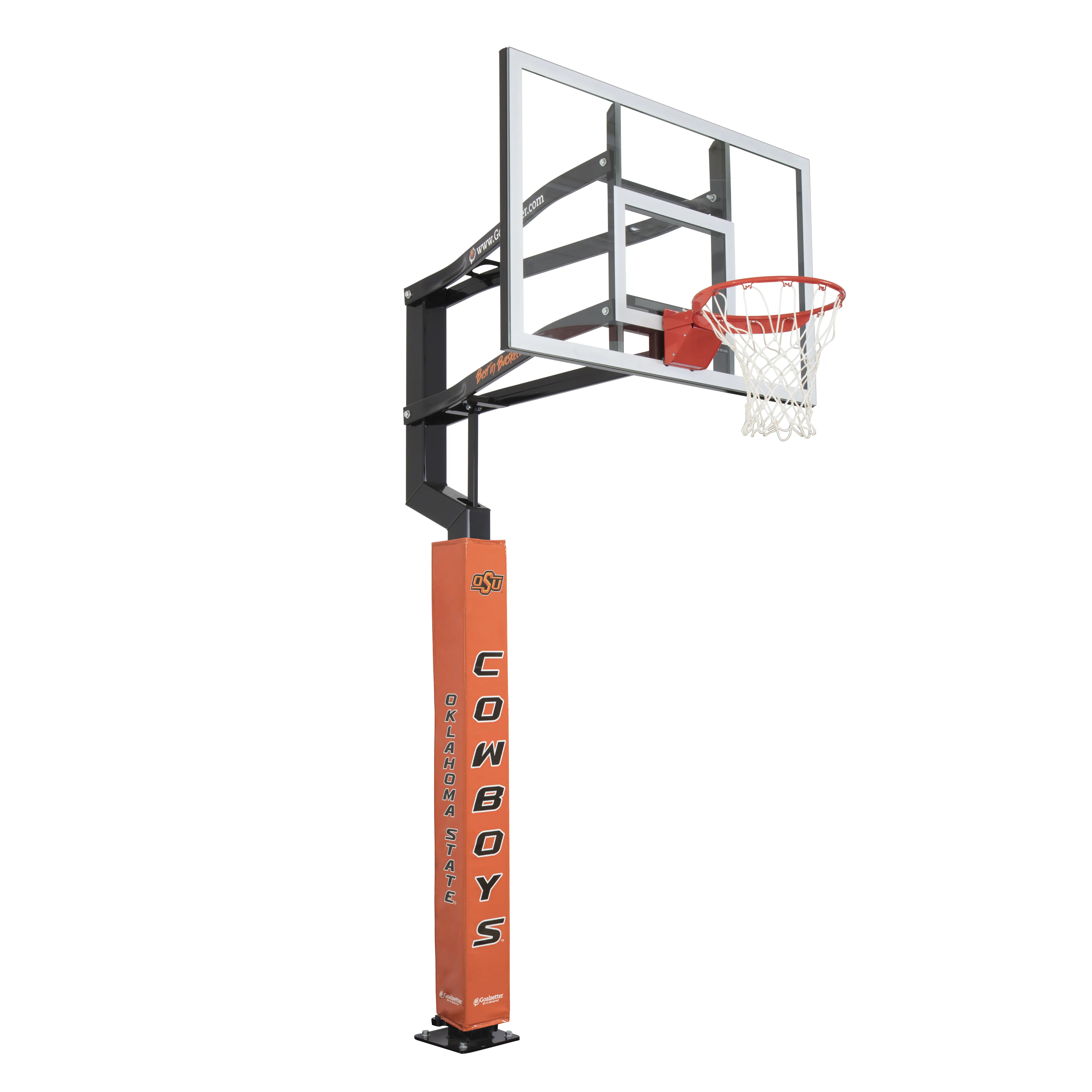 Oklahoma State Cowboys Basketball Pole Pad - Orange