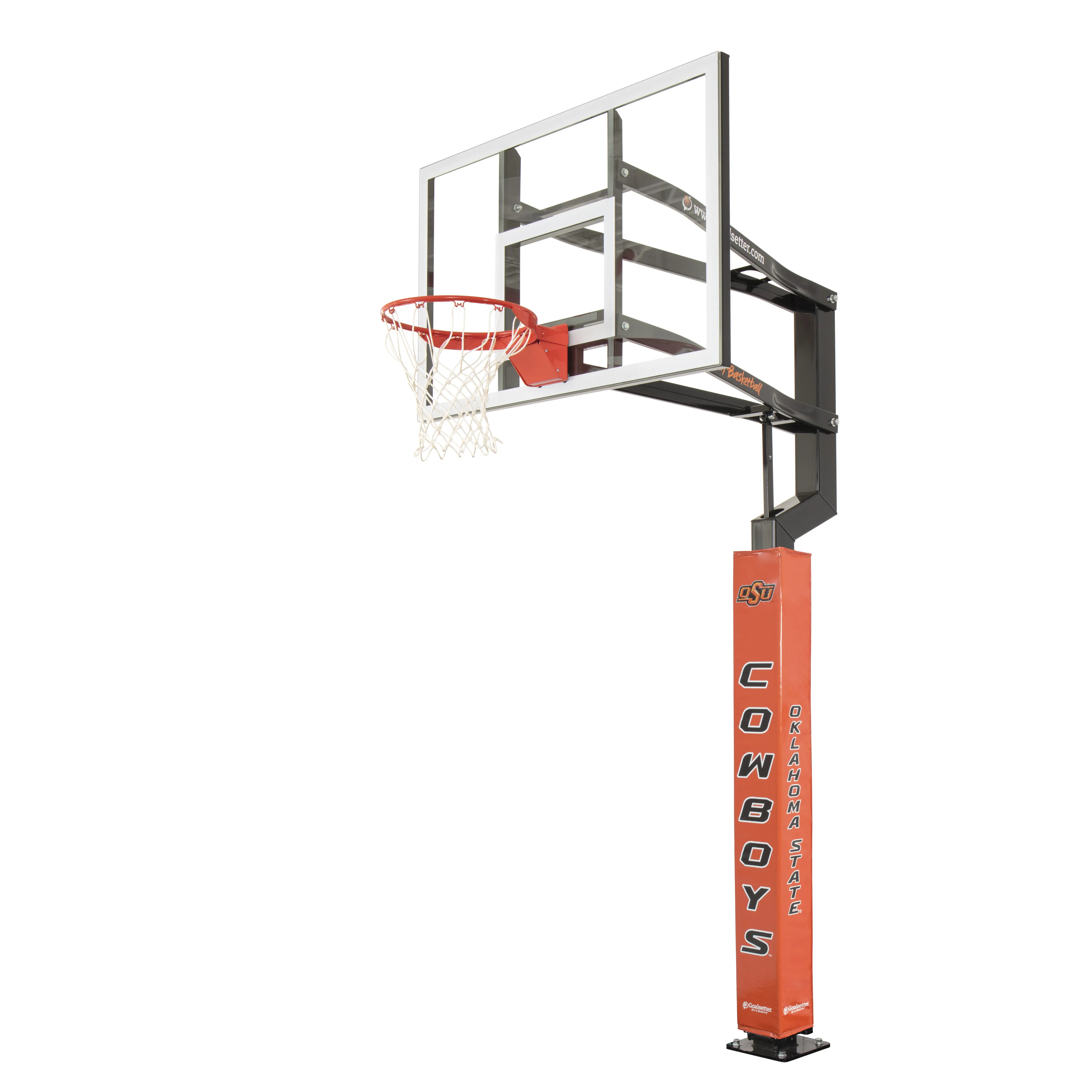 Oklahoma State Cowboys Basketball Pole Pad - Orange
