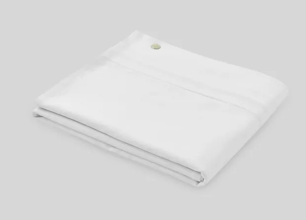 Paz Manta Interlock Blanket - White