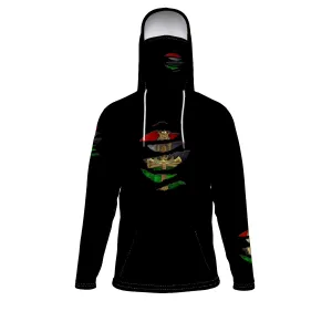 RBG RIPPED Unisex Pullover Hoodie With Mask