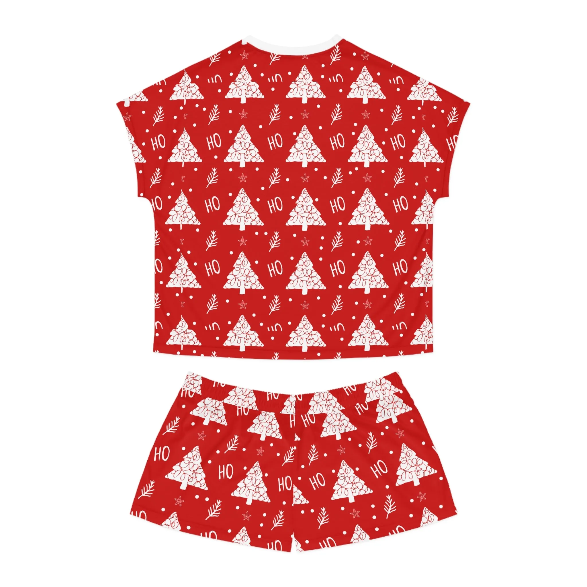 Red Christmas Pajama Set for Women | Holiday Loungewear | Festive Sleepwear Gift
