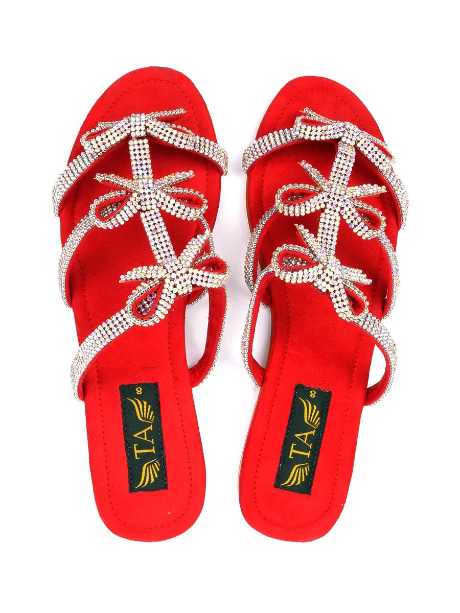 Red Fancy Slipper