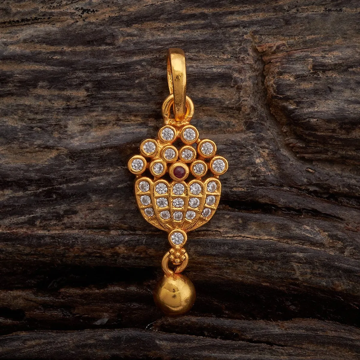 Silver Temple Pendant Earring 170618