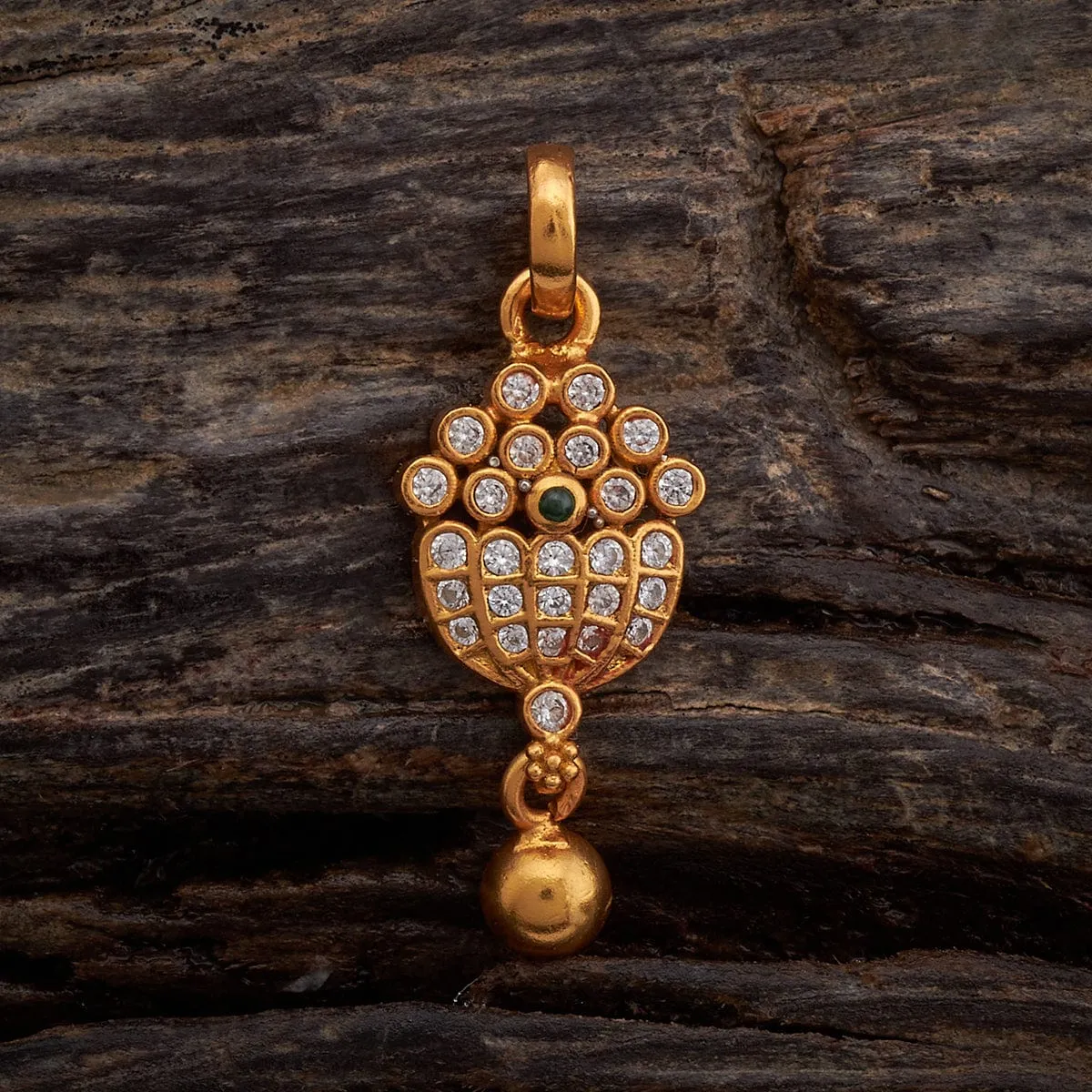 Silver Temple Pendant Earring 170618