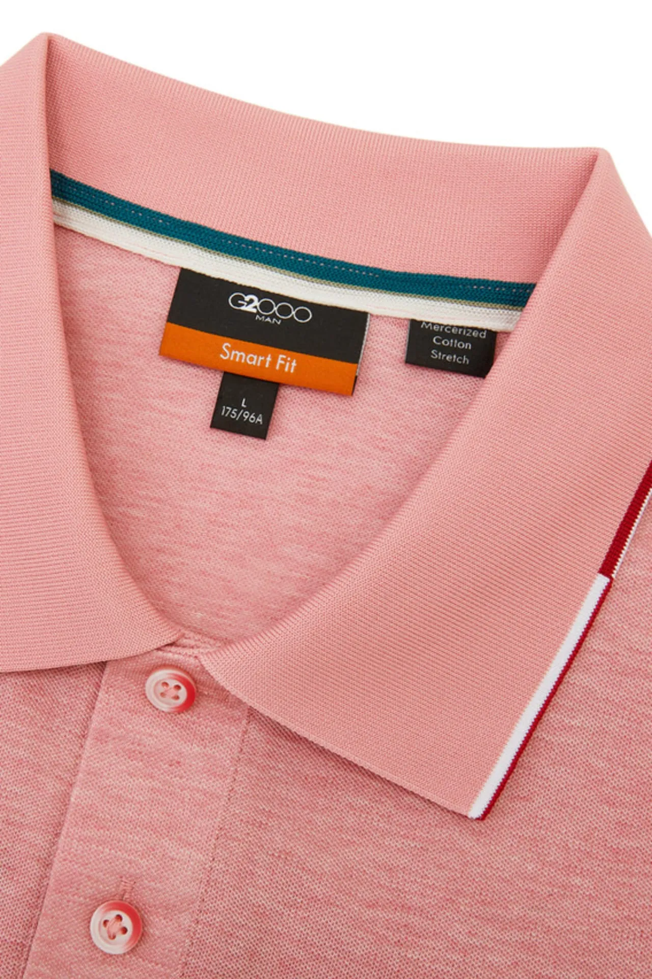 Super Light Mercerized Cotton Pique Shirt Collar Polo Tee