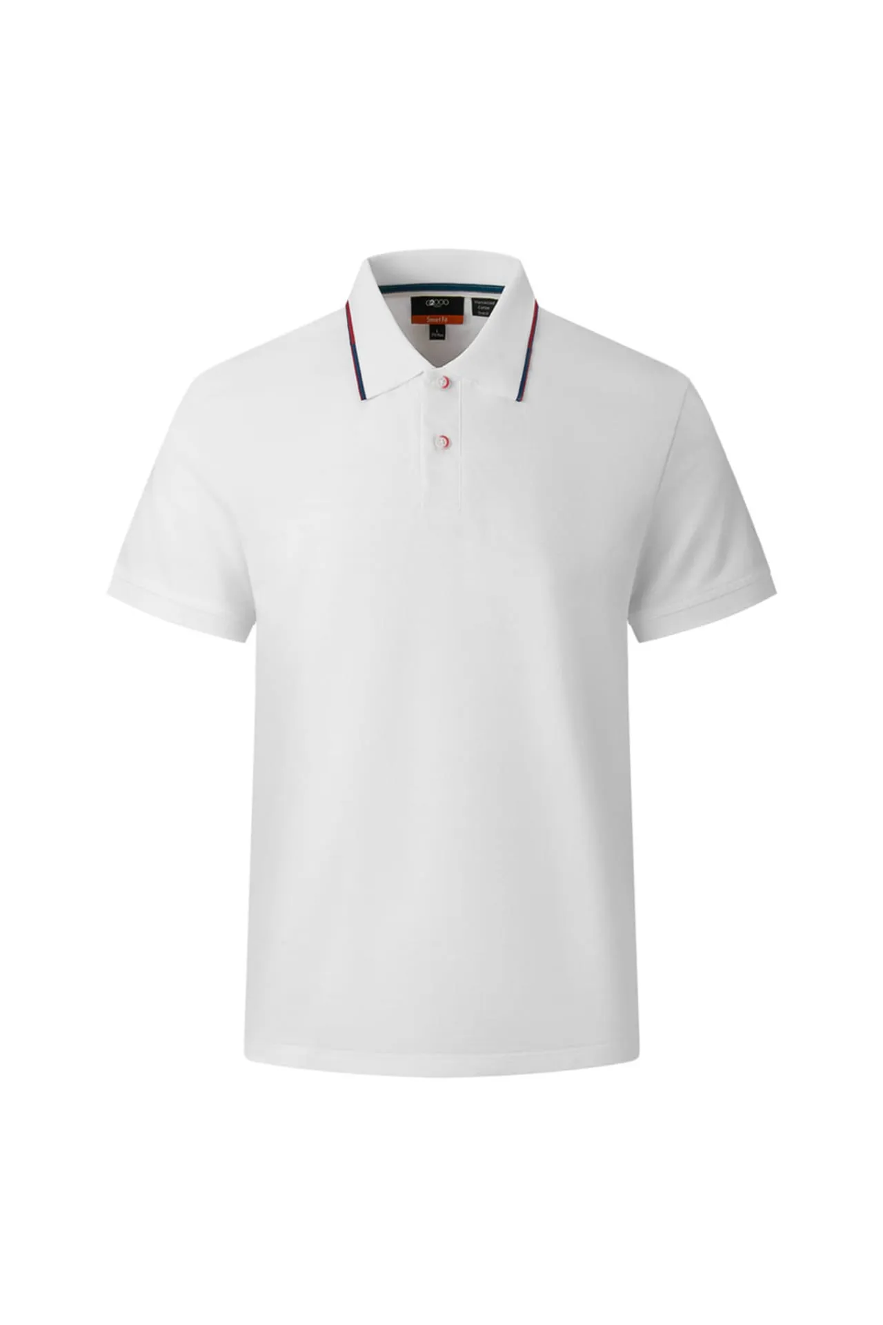 Super Light Mercerized Cotton Pique Shirt Collar Polo Tee