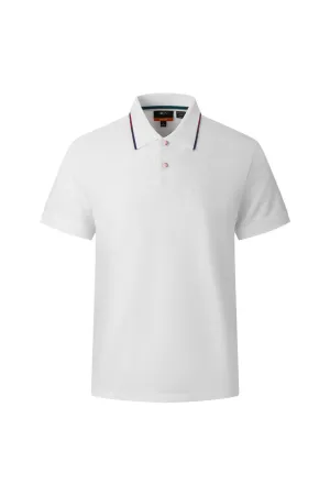 Super Light Mercerized Cotton Pique Shirt Collar Polo Tee