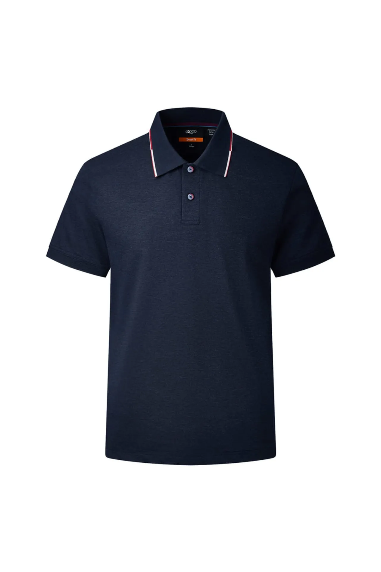 Super Light Mercerized Cotton Pique Shirt Collar Polo Tee