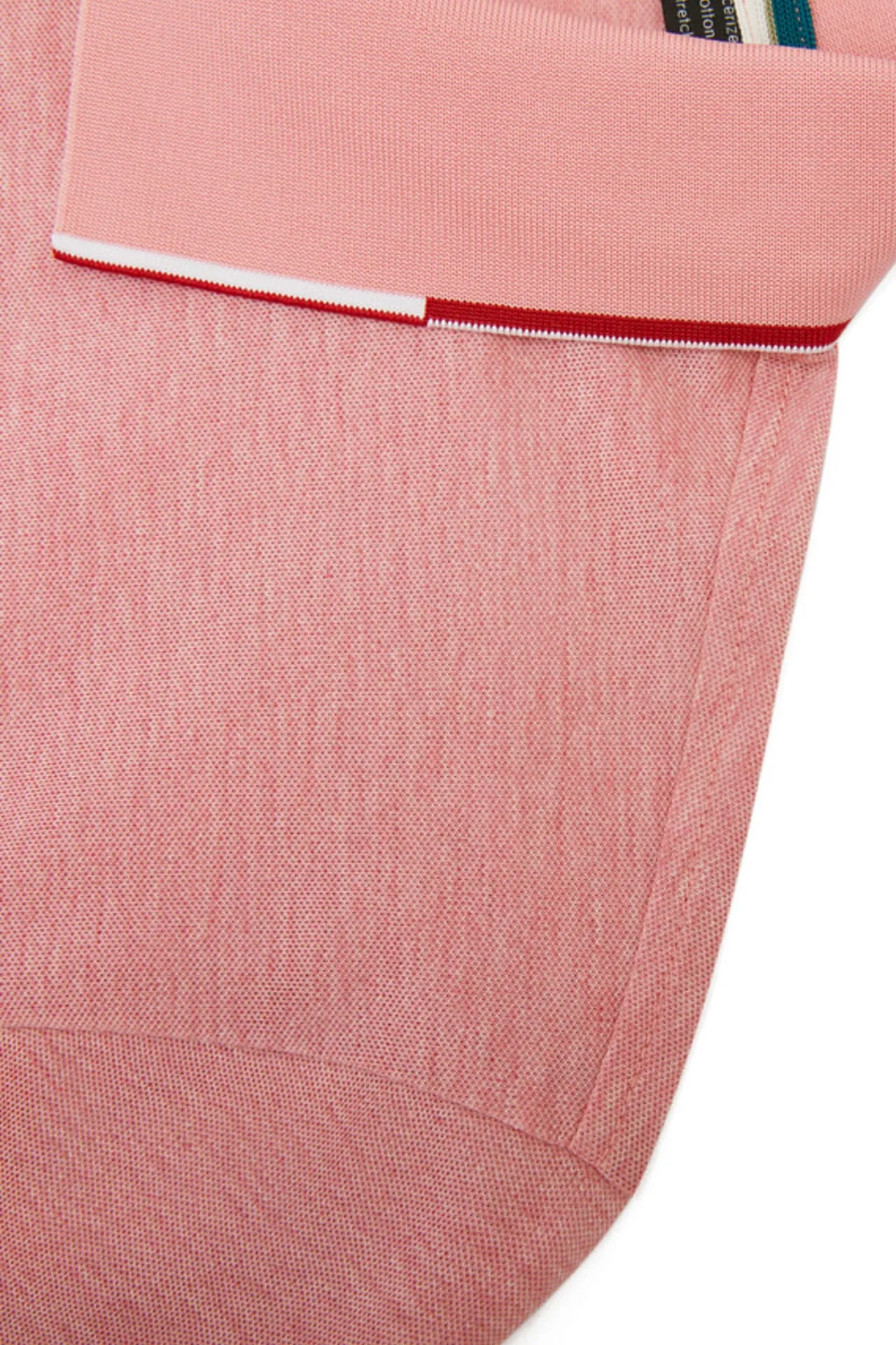 Super Light Mercerized Cotton Pique Shirt Collar Polo Tee