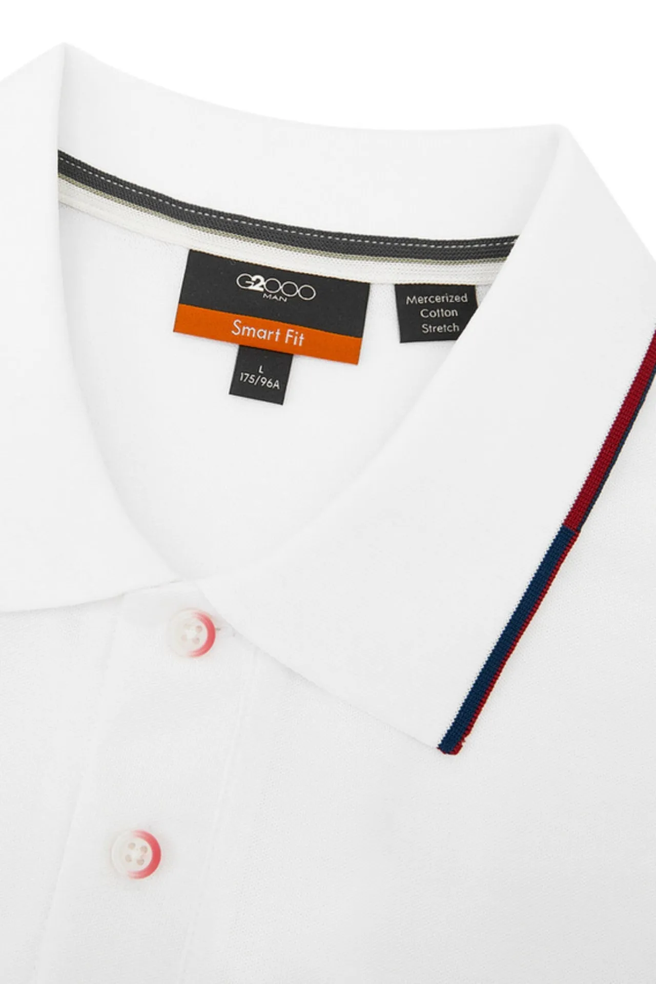 Super Light Mercerized Cotton Pique Shirt Collar Polo Tee