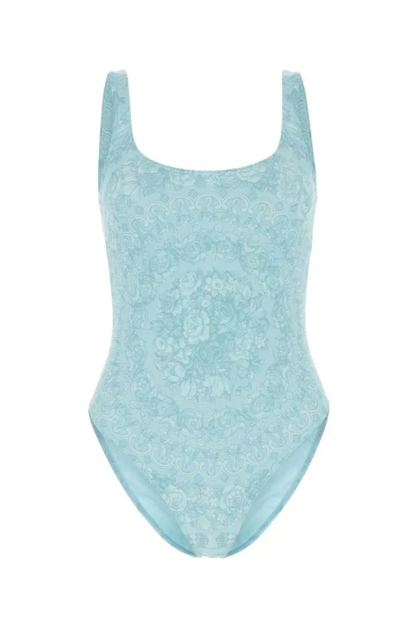 VERSACE | Printed stretch polyester swimsuit