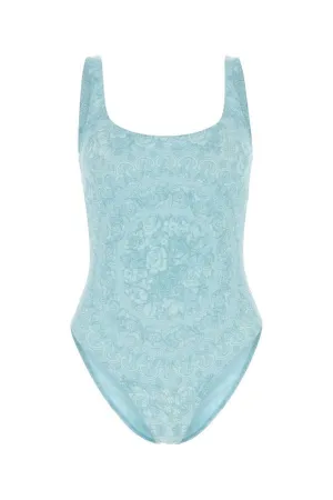 VERSACE | Printed stretch polyester swimsuit