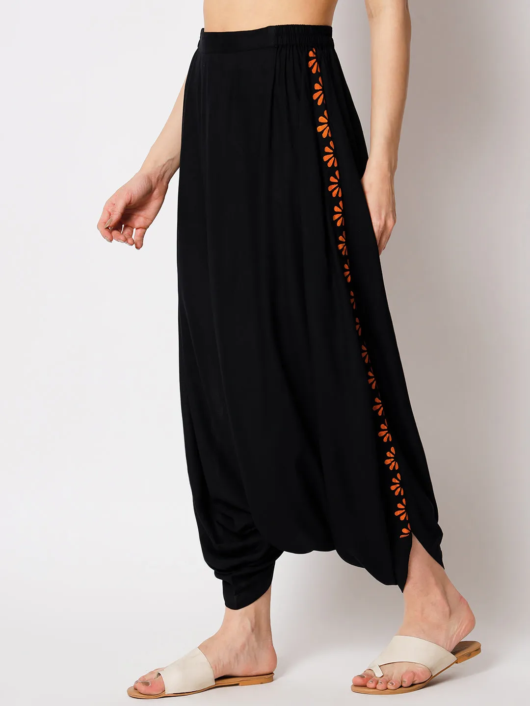 Viscose Border Block Printed Salwar