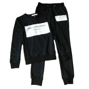 Woman Clothes sets Ballinciaga Tracksuits 2 Piece Set Women Suit Hoodies (US 4-12)