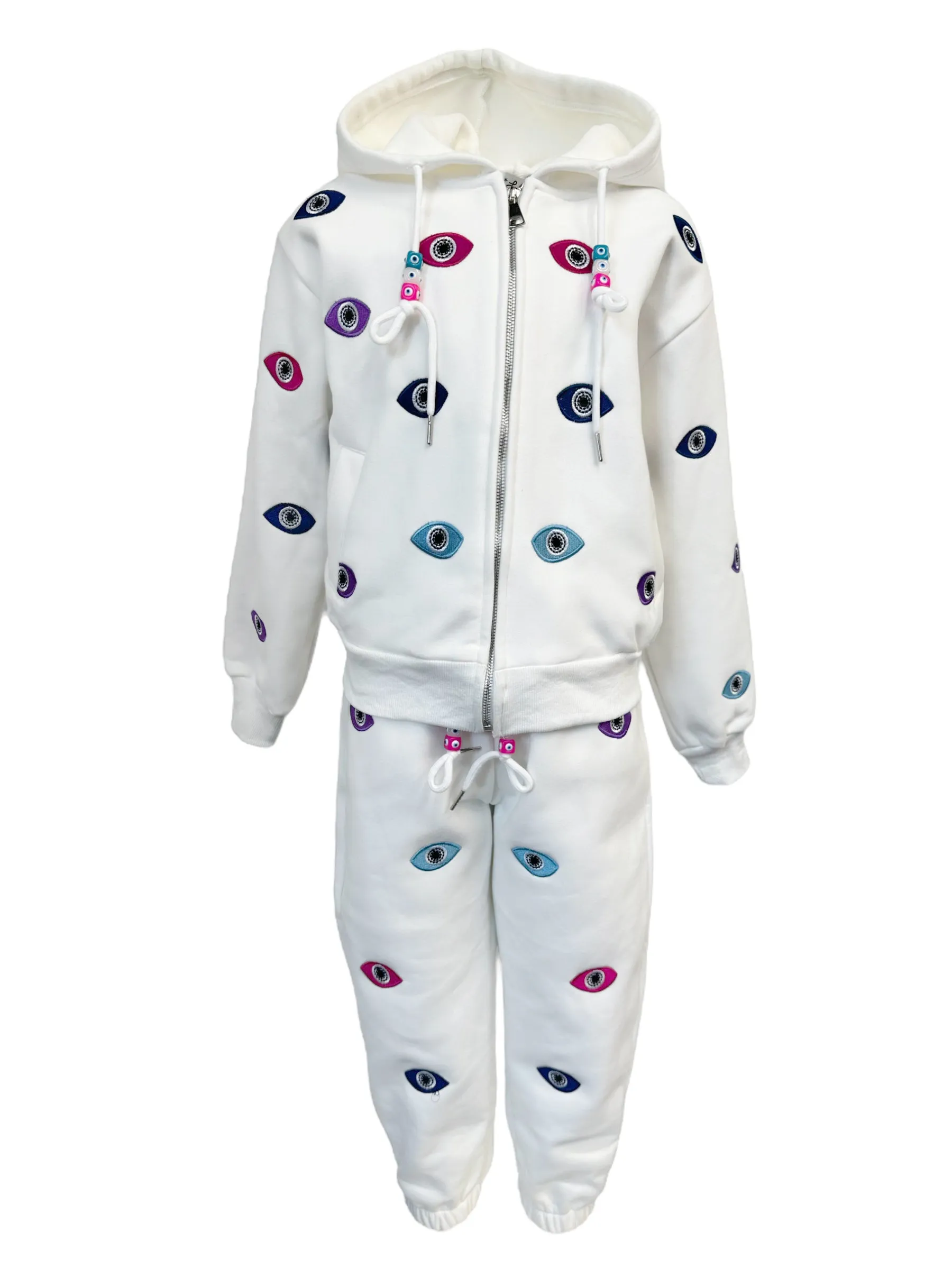 Women’s Rainbow Evil Eye Jogger Set